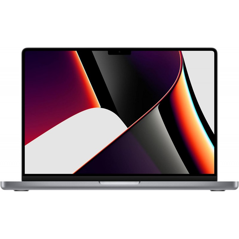 Apple MacBook Pro 2021  with Apple M1 Chip (14-inch, 16 GB RAM, 512 GB SSD) (AZERTY French) Gris sidéral (Reconditionné)